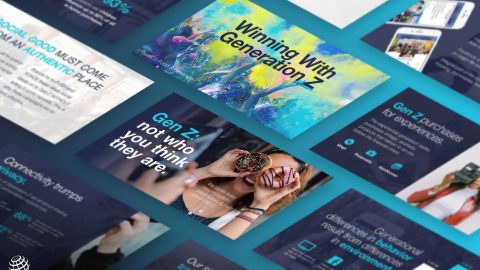 Food & Beverage Pitch Deck Consumer research slide deck design for PEPSICO about Gen Z.