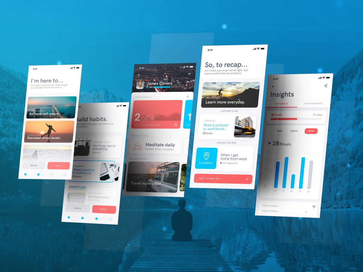 Mobile-App-Screen-Mockups Web design & development sample: Business - created by Viputheshwar Sitaraman