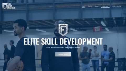 hero Web design sample: Sports & EdTech - created by Viputheshwar Sitaraman