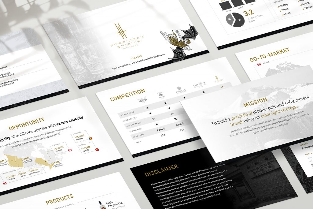 Pitch deck design sample: Liquor & Spirits - created by Viputheshwar Sitaraman