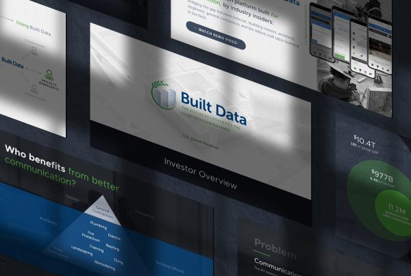 Pitch deck design sample: Construction - created by Viputheshwar Sitaraman