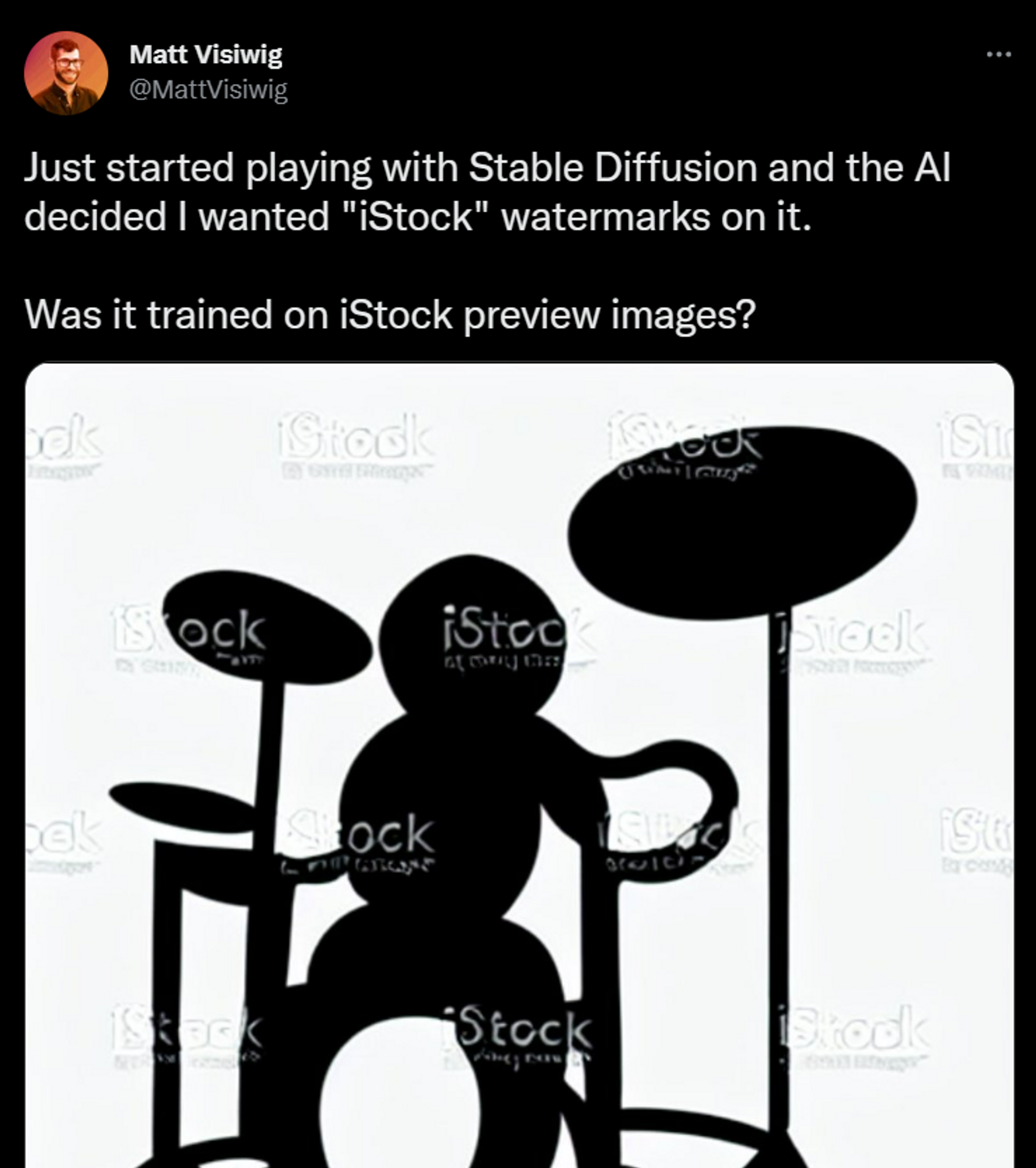 AI Copyright / IP Theft Example: Stable Diffusion & iStockPhoto