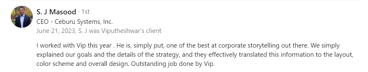 Vip Sitaraman Reviews 2023 (Verified Customer)
