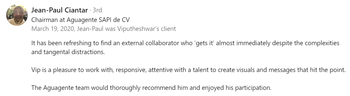 Review of Vip Sitaraman Designer by Jean-Paul C.