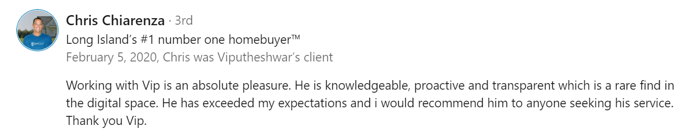 Review of Vip Sitaraman Presentation Designer by Dealhouse