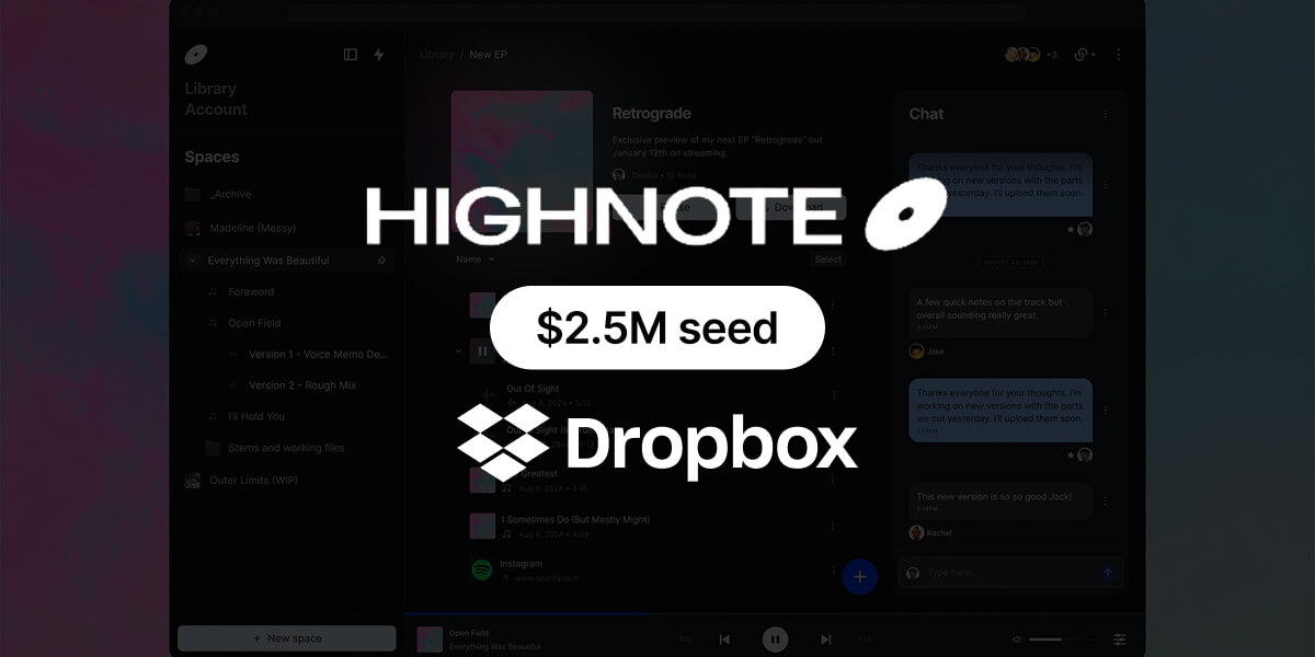 Vip Sitaraman Pitch Deck Case Study: Highnote raised a $2.5M seed with participation from Dropbox